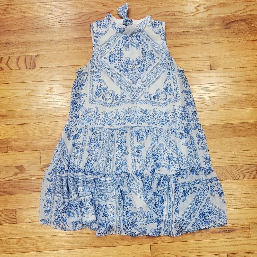 Calvin Klein Floral and Paisley Print Dress Size 12